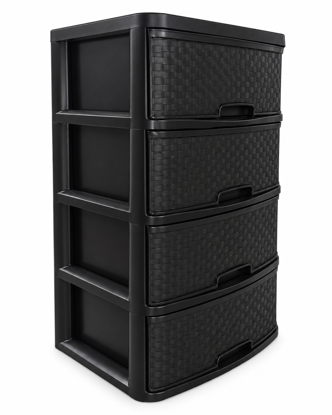 ORGANIZADOR DE CAJONES 4 NIVELES JUMBO NEGRO RATTAN